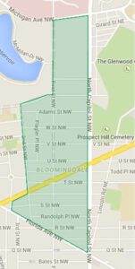 Bloomingdale Area Map