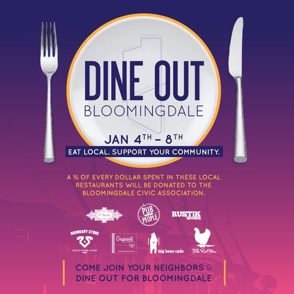 Dine Out Bloomingdale 2016!